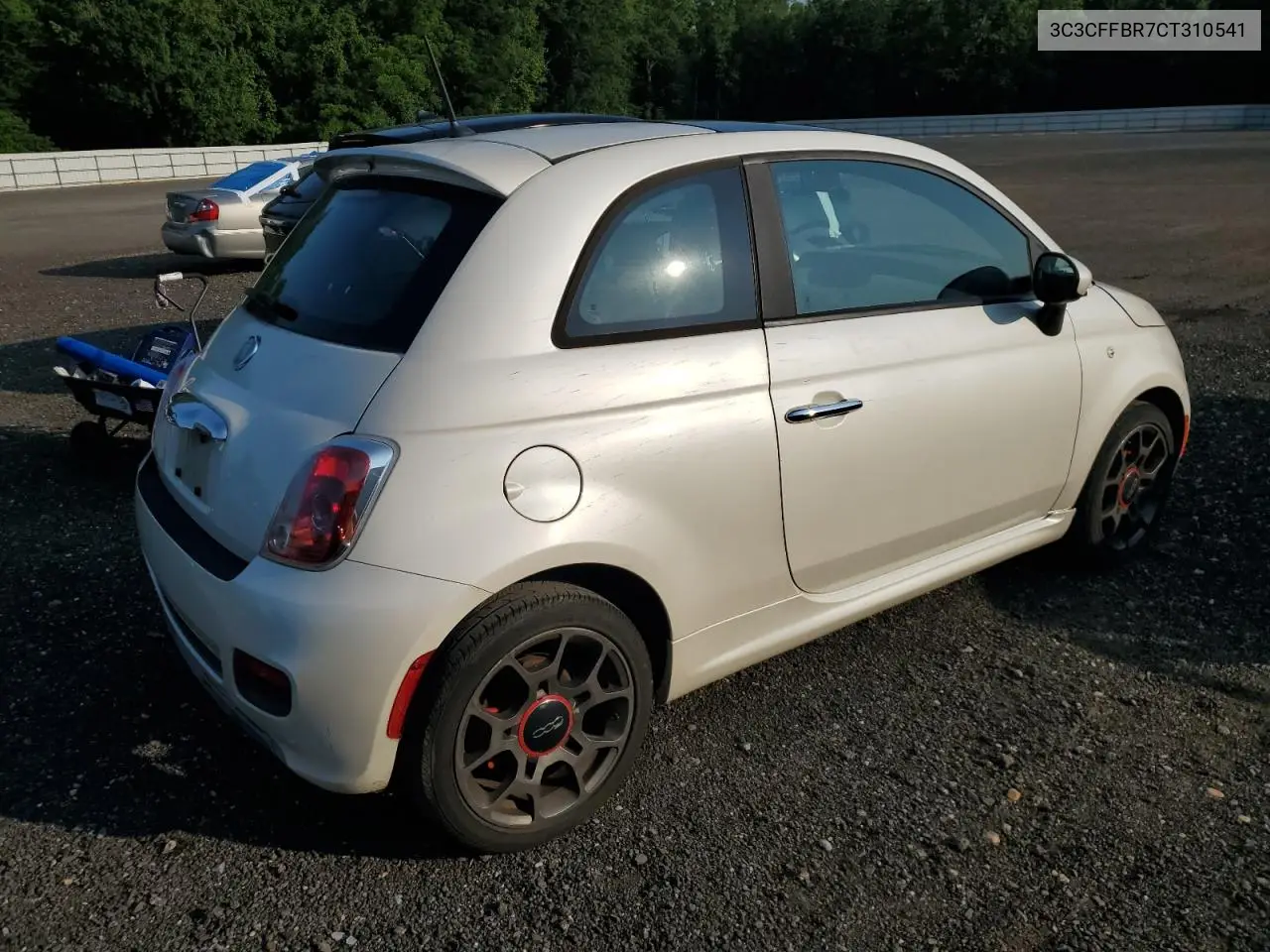 2012 Fiat 500 Sport VIN: 3C3CFFBR7CT310541 Lot: 58849675