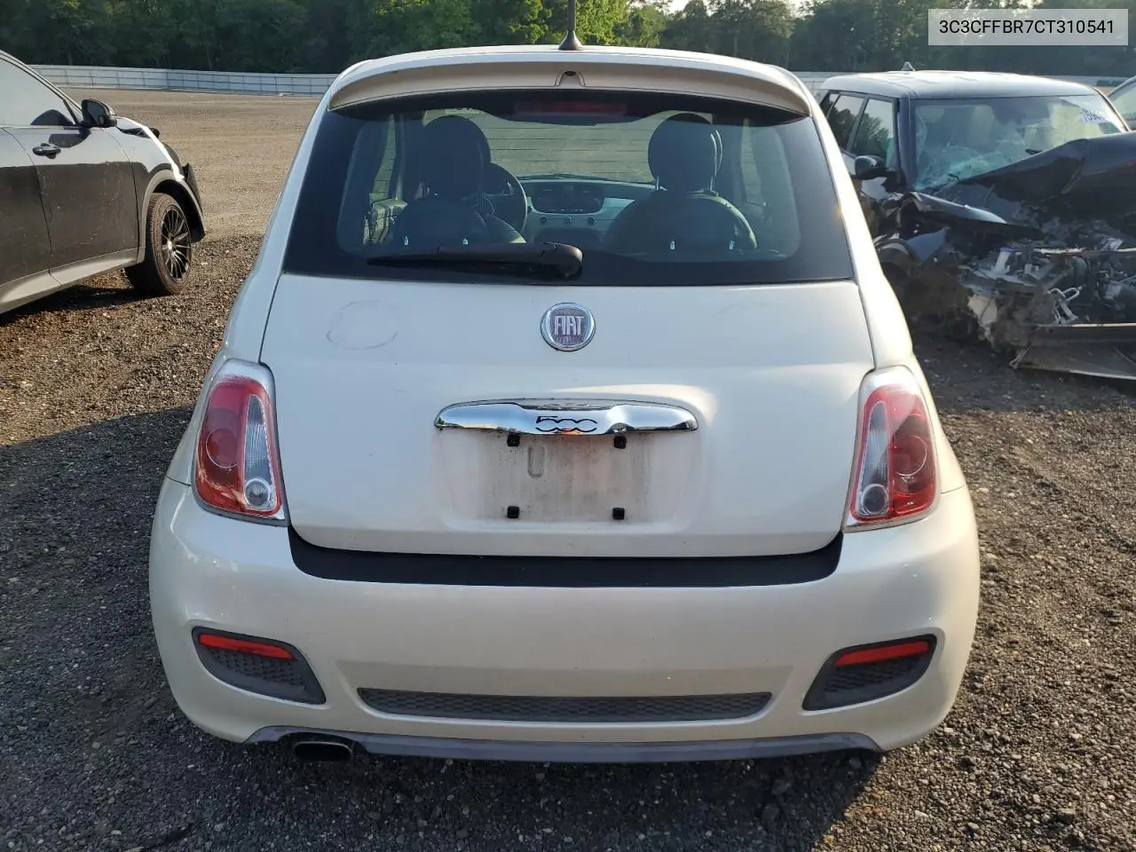 2012 Fiat 500 Sport VIN: 3C3CFFBR7CT310541 Lot: 58849675