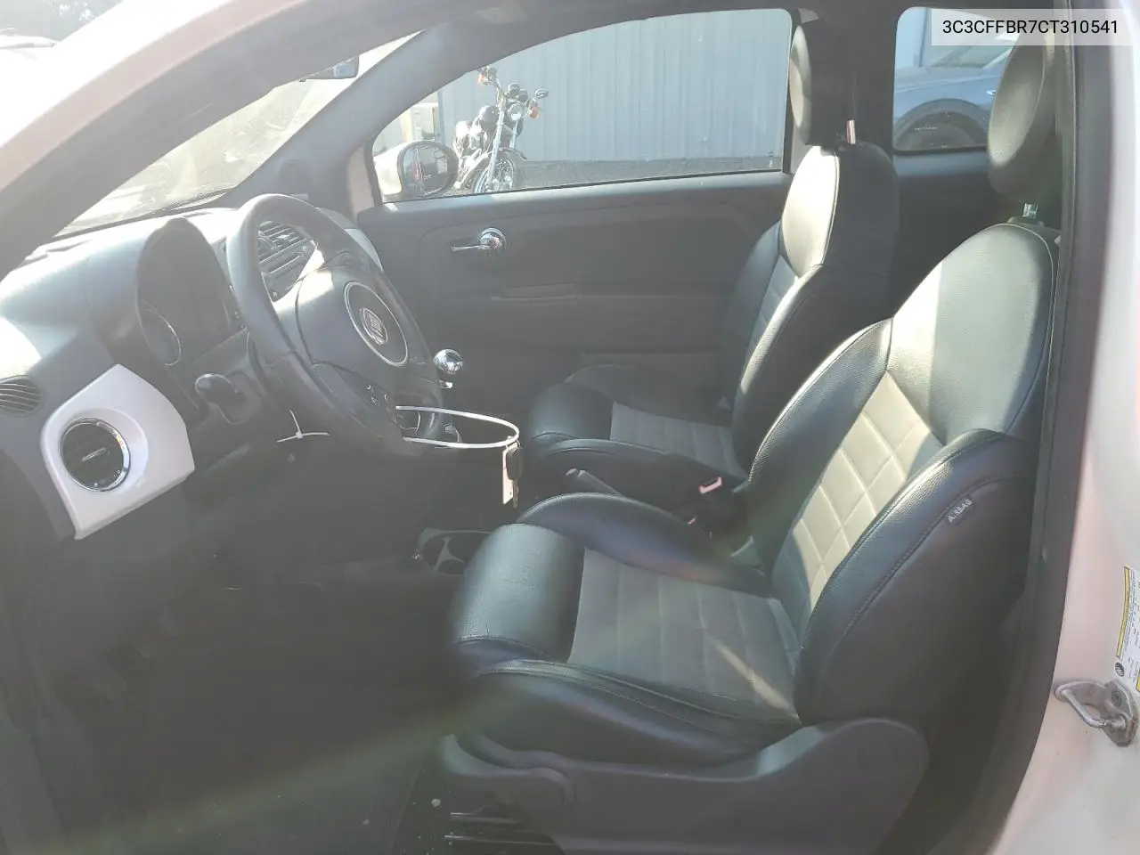 2012 Fiat 500 Sport VIN: 3C3CFFBR7CT310541 Lot: 58849675