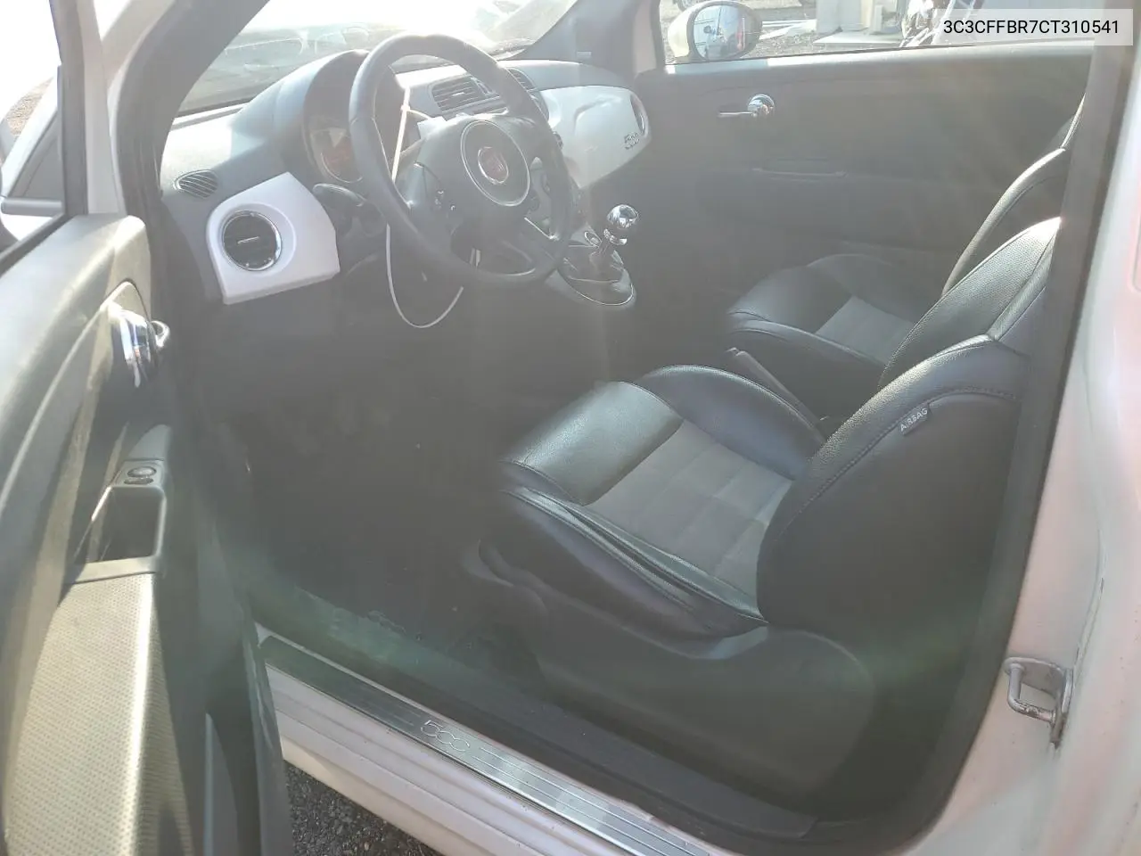 2012 Fiat 500 Sport VIN: 3C3CFFBR7CT310541 Lot: 58849675