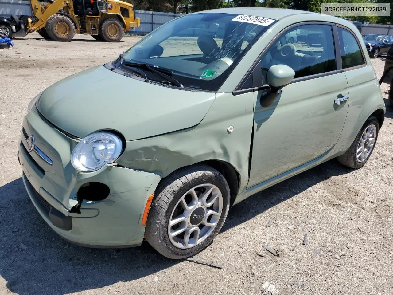 2012 Fiat 500 Pop VIN: 3C3CFFAR4CT272039 Lot: 61237945
