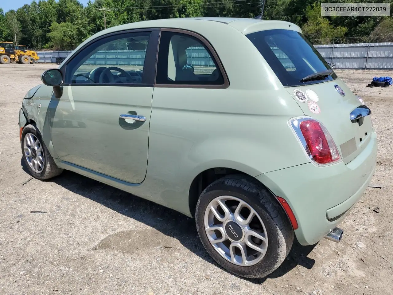 2012 Fiat 500 Pop VIN: 3C3CFFAR4CT272039 Lot: 61237945