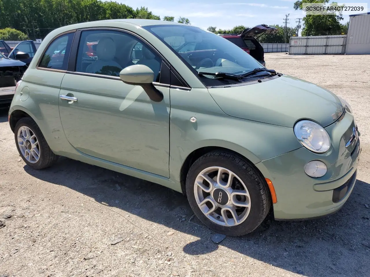 2012 Fiat 500 Pop VIN: 3C3CFFAR4CT272039 Lot: 61237945