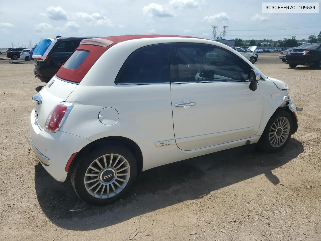 2012 Fiat 500 Lounge VIN: 3C3CFFER7CT109539 Lot: 61502415