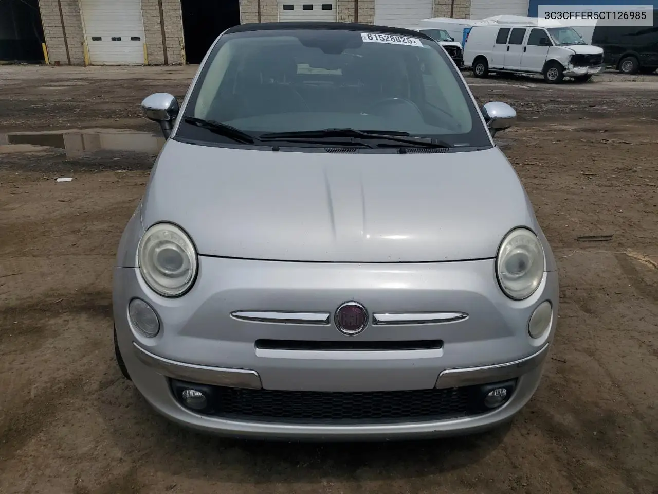 2012 Fiat 500 Lounge VIN: 3C3CFFER5CT126985 Lot: 61528825