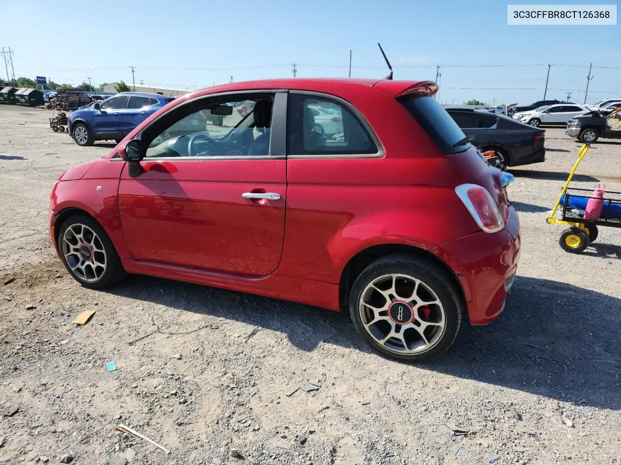 2012 Fiat 500 Sport VIN: 3C3CFFBR8CT126368 Lot: 62024555