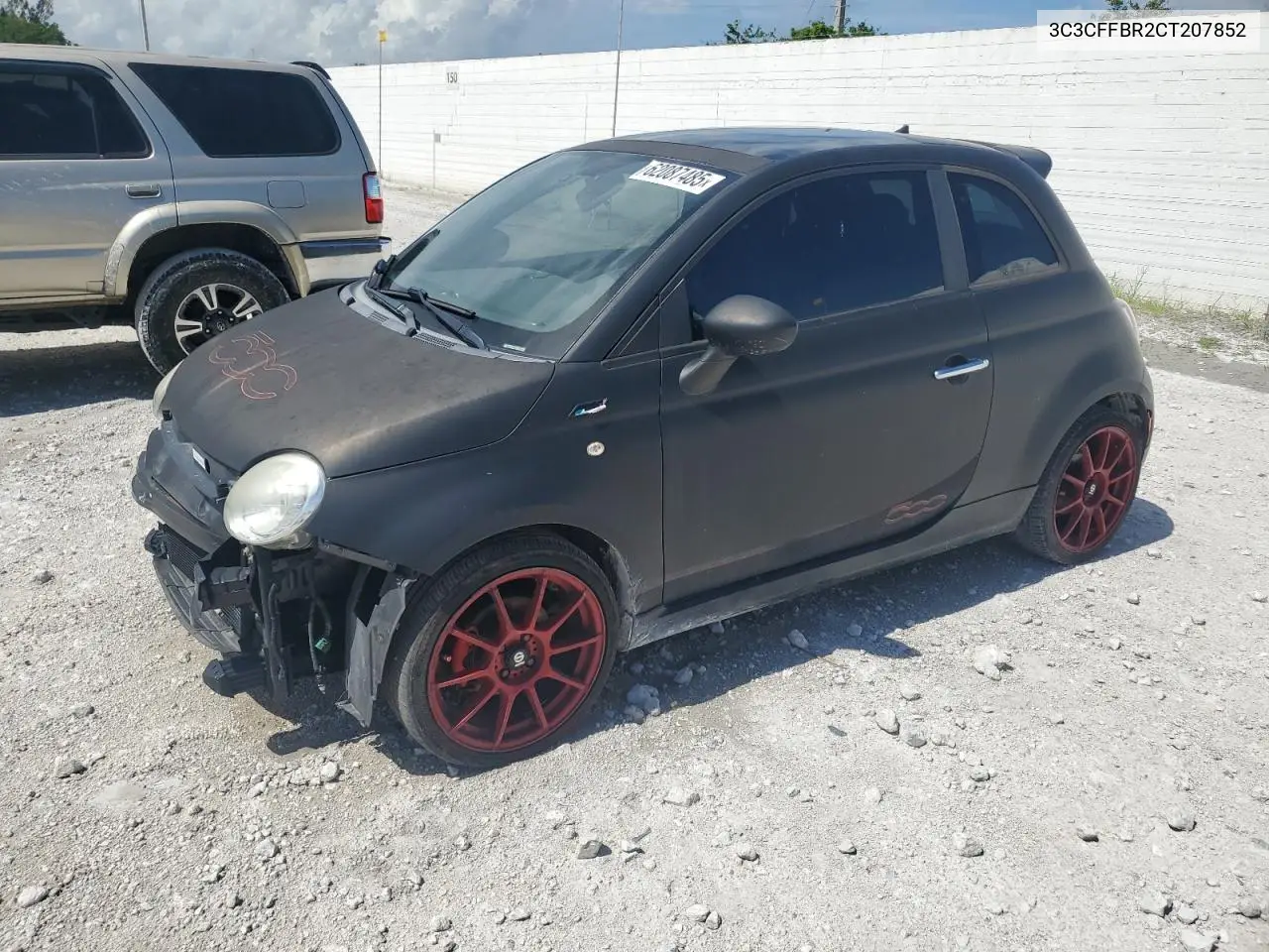 2012 Fiat 500 Sport VIN: 3C3CFFBR2CT207852 Lot: 62087485
