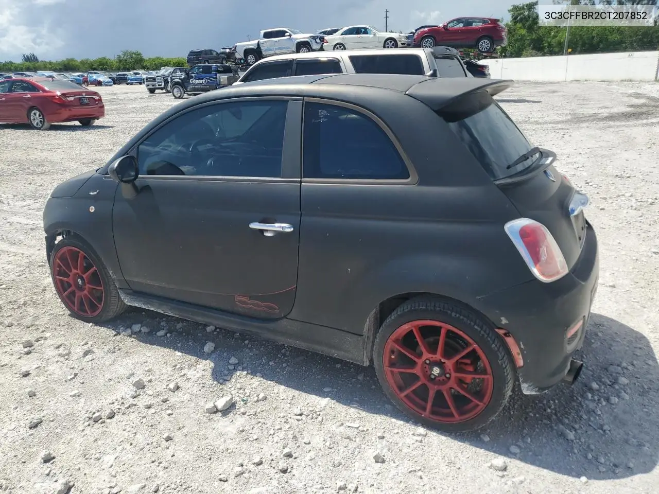 2012 Fiat 500 Sport VIN: 3C3CFFBR2CT207852 Lot: 62087485