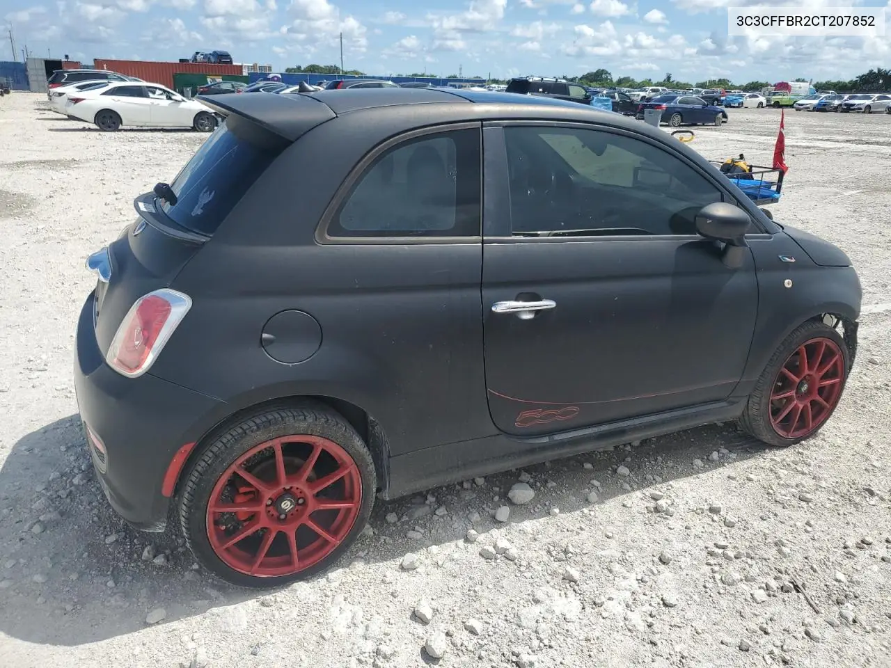 2012 Fiat 500 Sport VIN: 3C3CFFBR2CT207852 Lot: 62087485