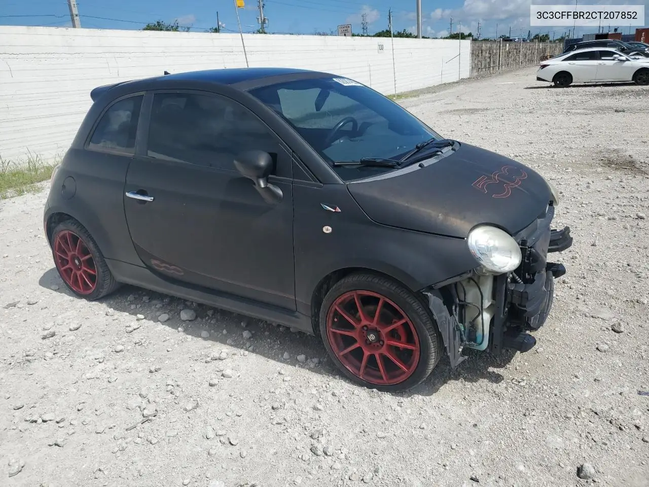 2012 Fiat 500 Sport VIN: 3C3CFFBR2CT207852 Lot: 62087485