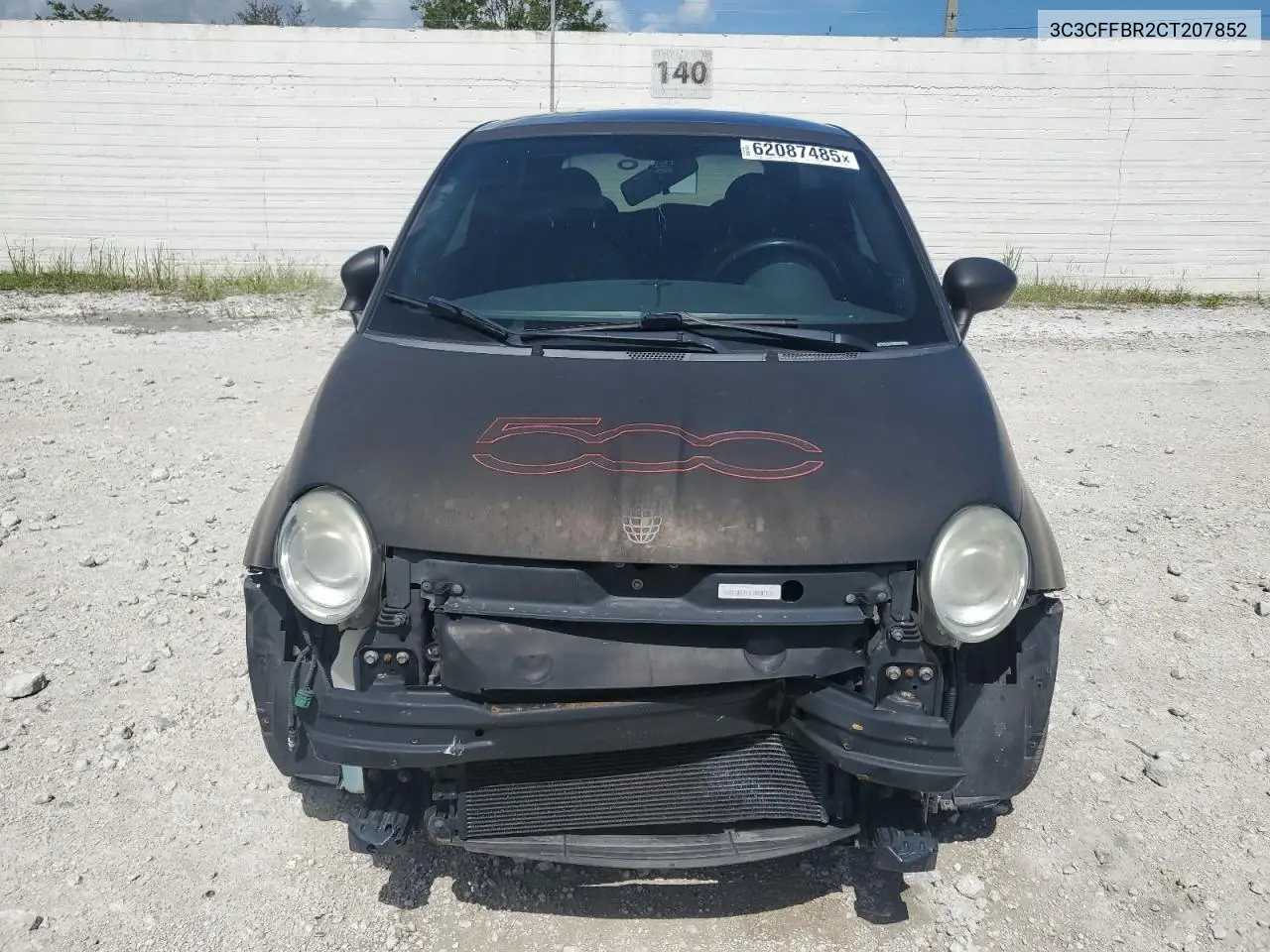 2012 Fiat 500 Sport VIN: 3C3CFFBR2CT207852 Lot: 62087485