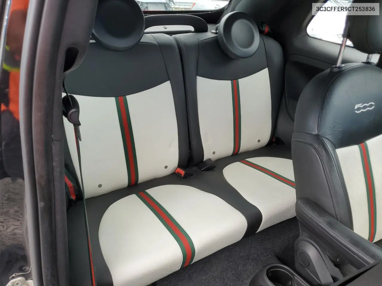 2012 Fiat 500 Lounge VIN: 3C3CFFER9CT253836 Lot: 62113665