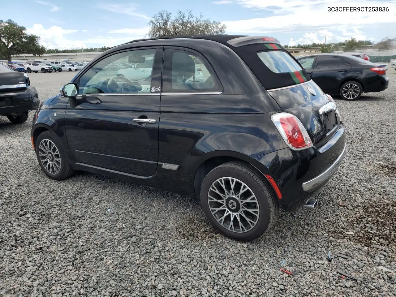 2012 Fiat 500 Lounge VIN: 3C3CFFER9CT253836 Lot: 62113665