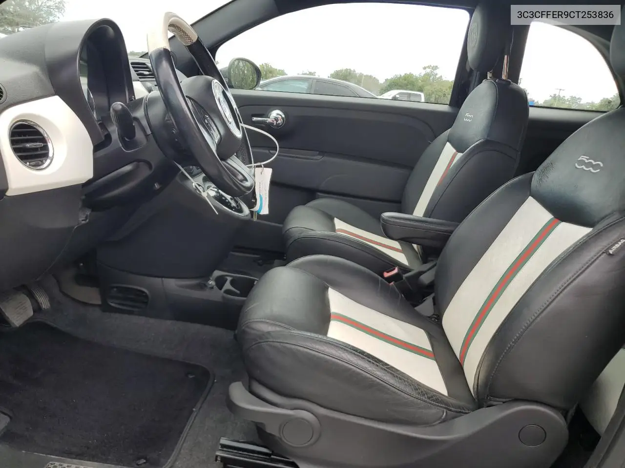 2012 Fiat 500 Lounge VIN: 3C3CFFER9CT253836 Lot: 62113665