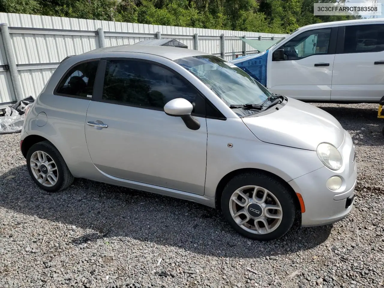 2012 Fiat 500 Pop VIN: 3C3CFFAR9CT383508 Lot: 62131405
