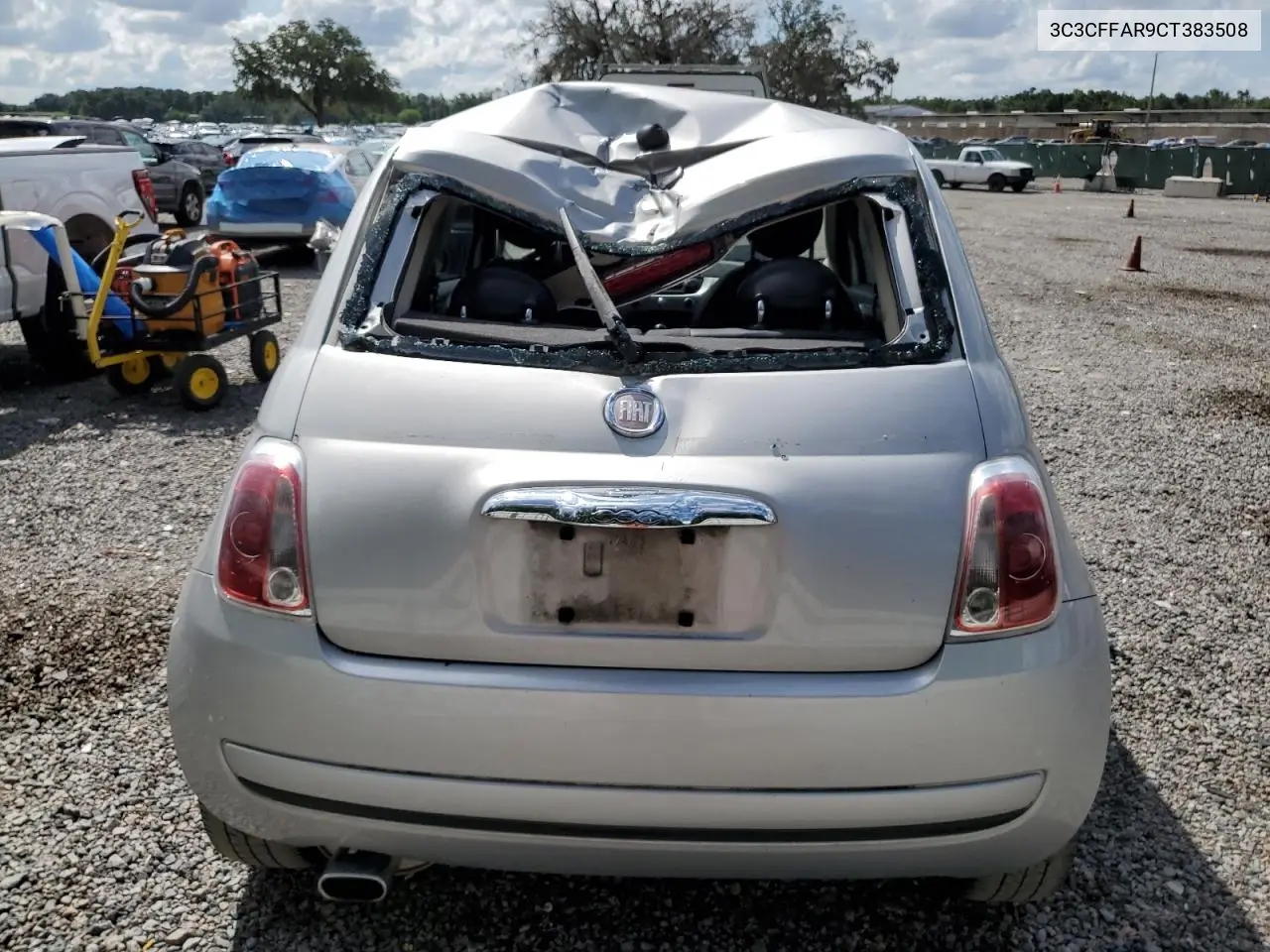 2012 Fiat 500 Pop VIN: 3C3CFFAR9CT383508 Lot: 62131405