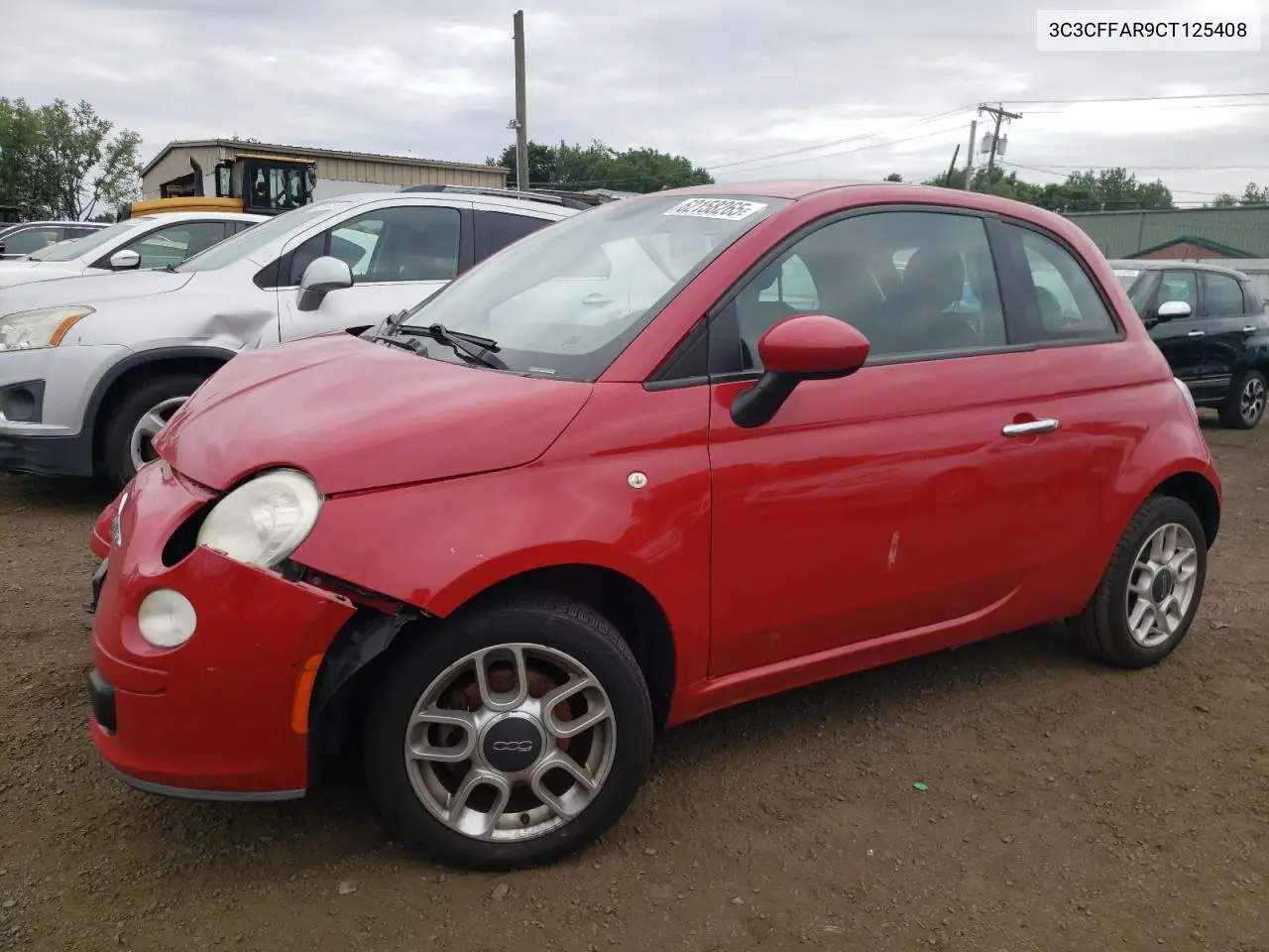 2012 Fiat 500 Pop VIN: 3C3CFFAR9CT125408 Lot: 62158265