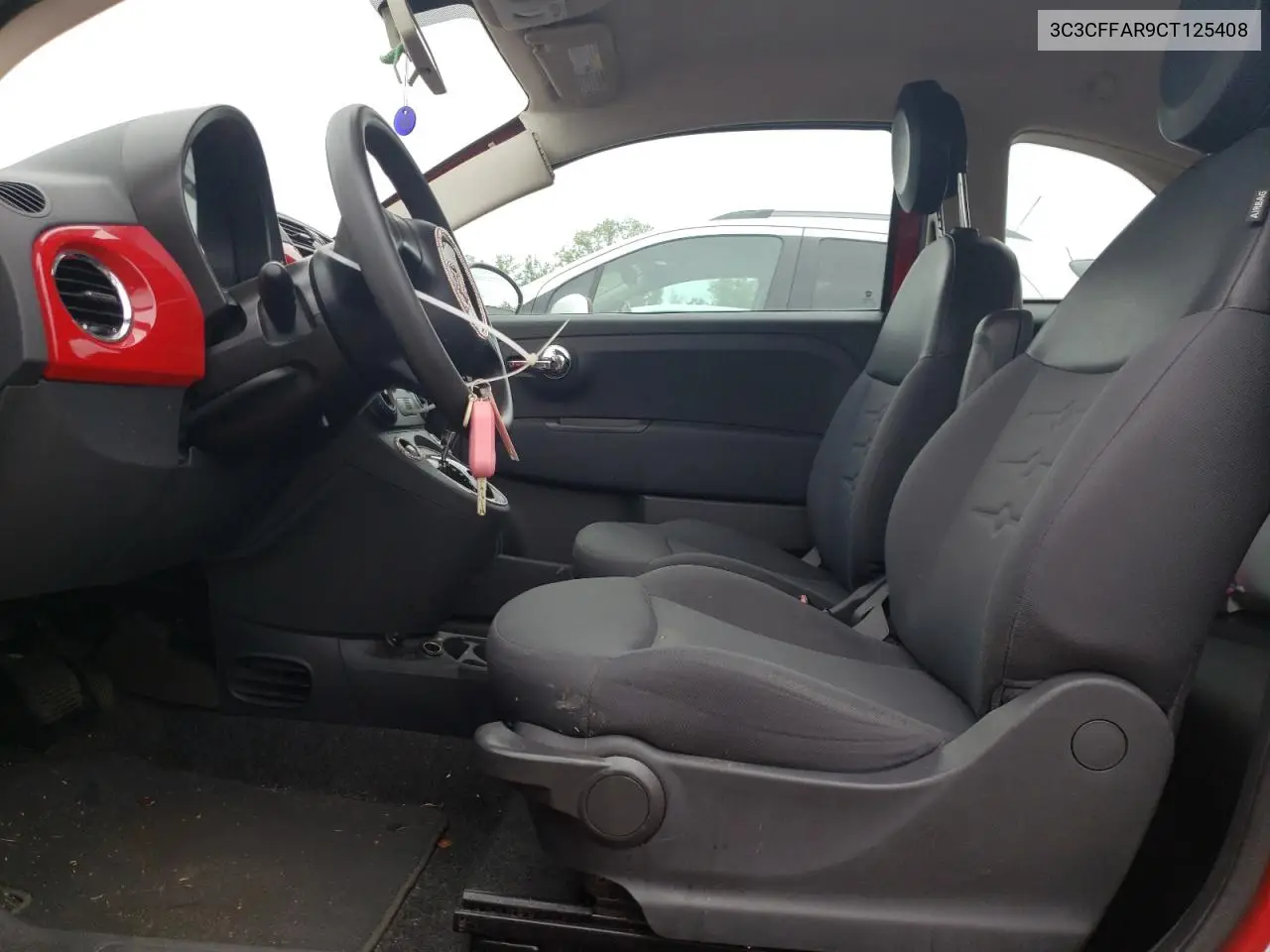 2012 Fiat 500 Pop VIN: 3C3CFFAR9CT125408 Lot: 62158265