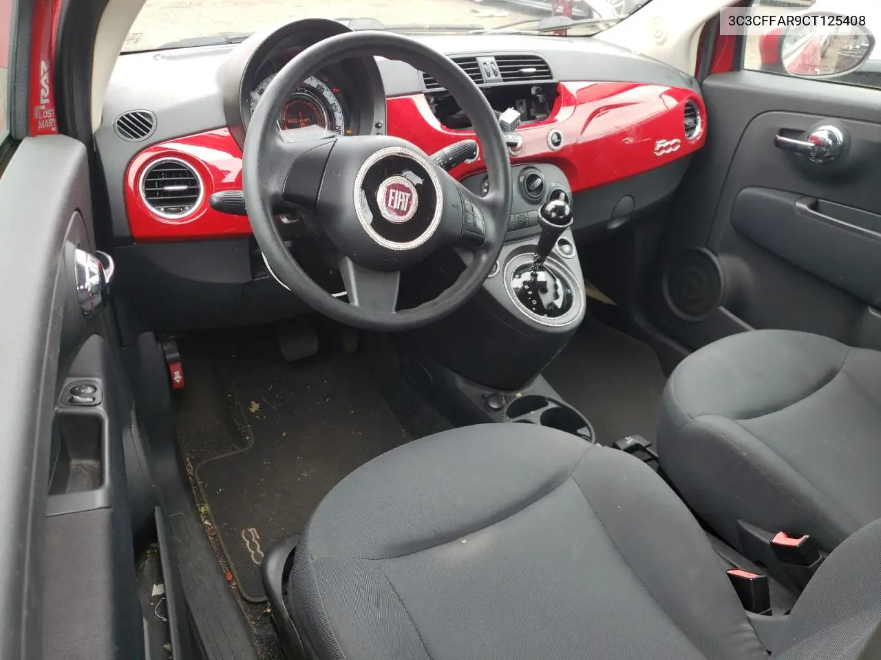 2012 Fiat 500 Pop VIN: 3C3CFFAR9CT125408 Lot: 62158265