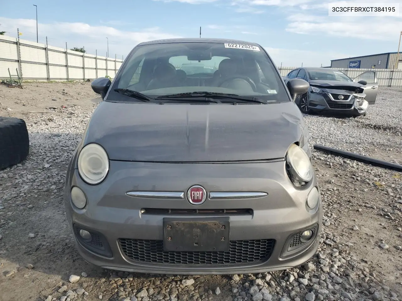 2012 Fiat 500 Sport VIN: 3C3CFFBRXCT384195 Lot: 62272025