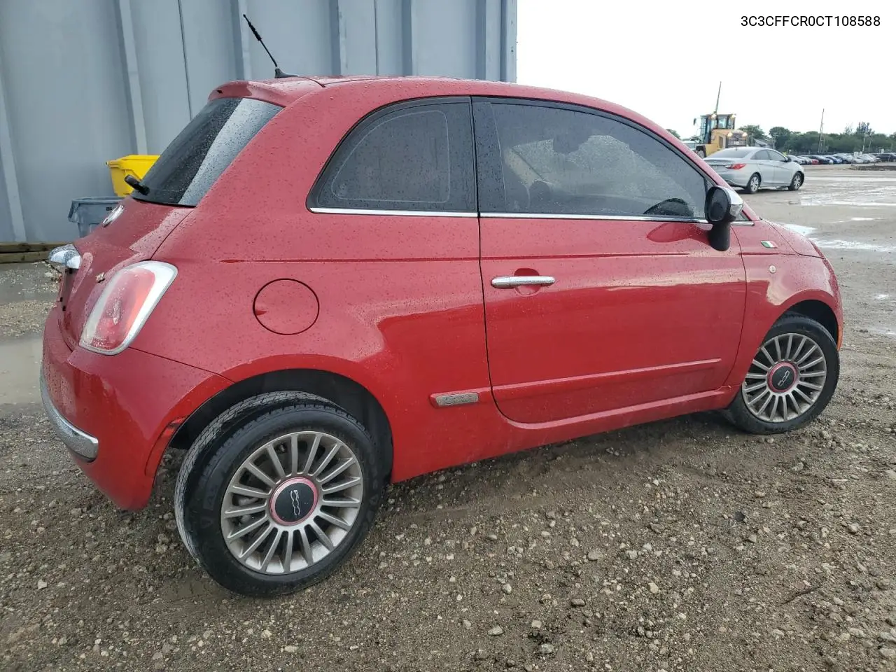 2012 Fiat 500 Lounge VIN: 3C3CFFCR0CT108588 Lot: 62348085