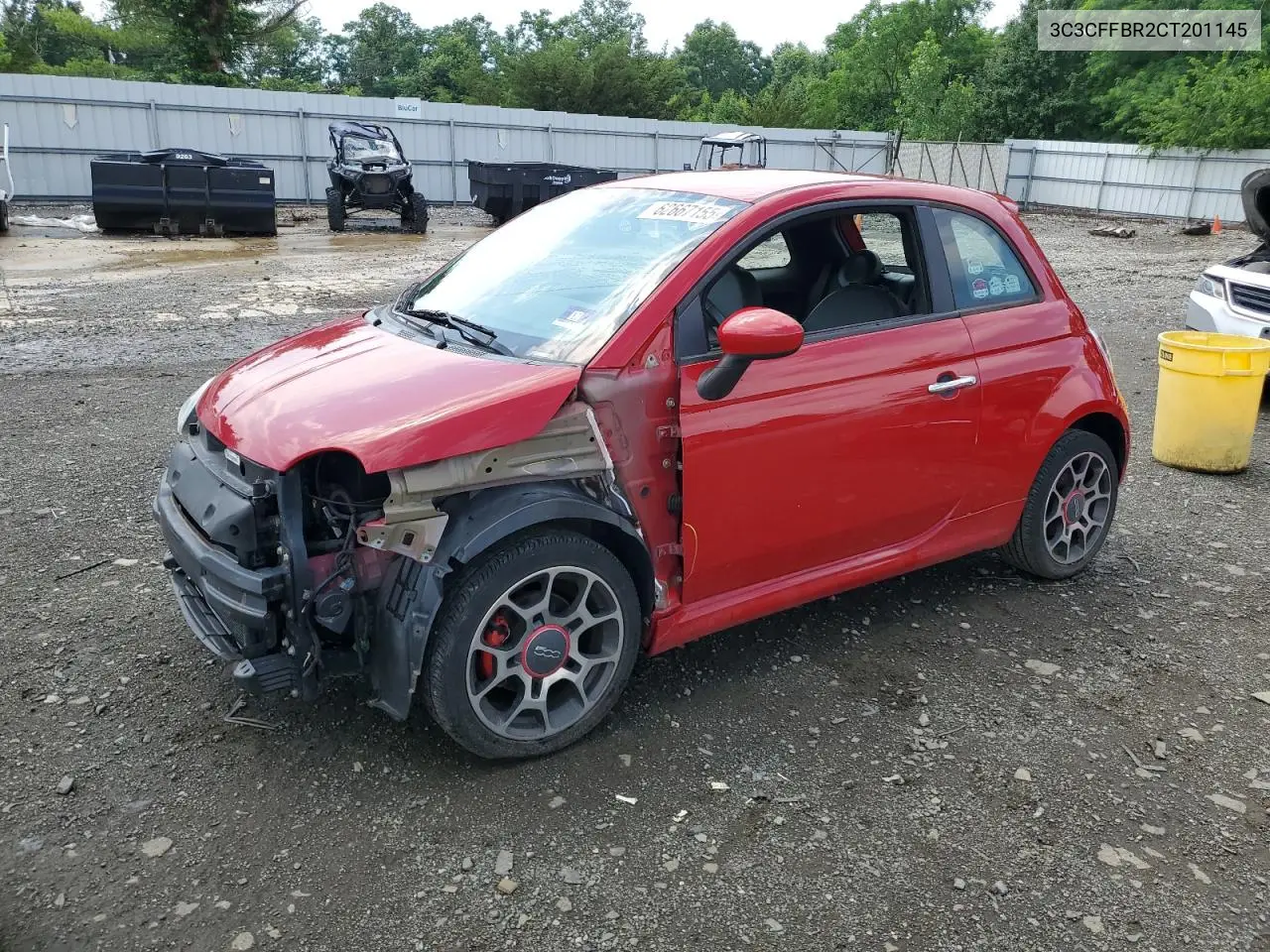 2012 Fiat 500 Sport VIN: 3C3CFFBR2CT201145 Lot: 62667155