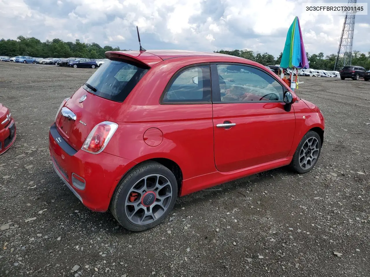 2012 Fiat 500 Sport VIN: 3C3CFFBR2CT201145 Lot: 62667155