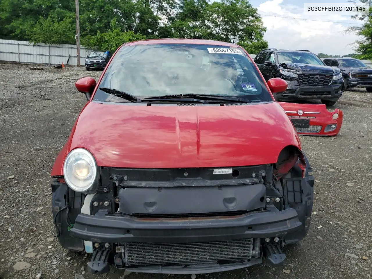 2012 Fiat 500 Sport VIN: 3C3CFFBR2CT201145 Lot: 62667155