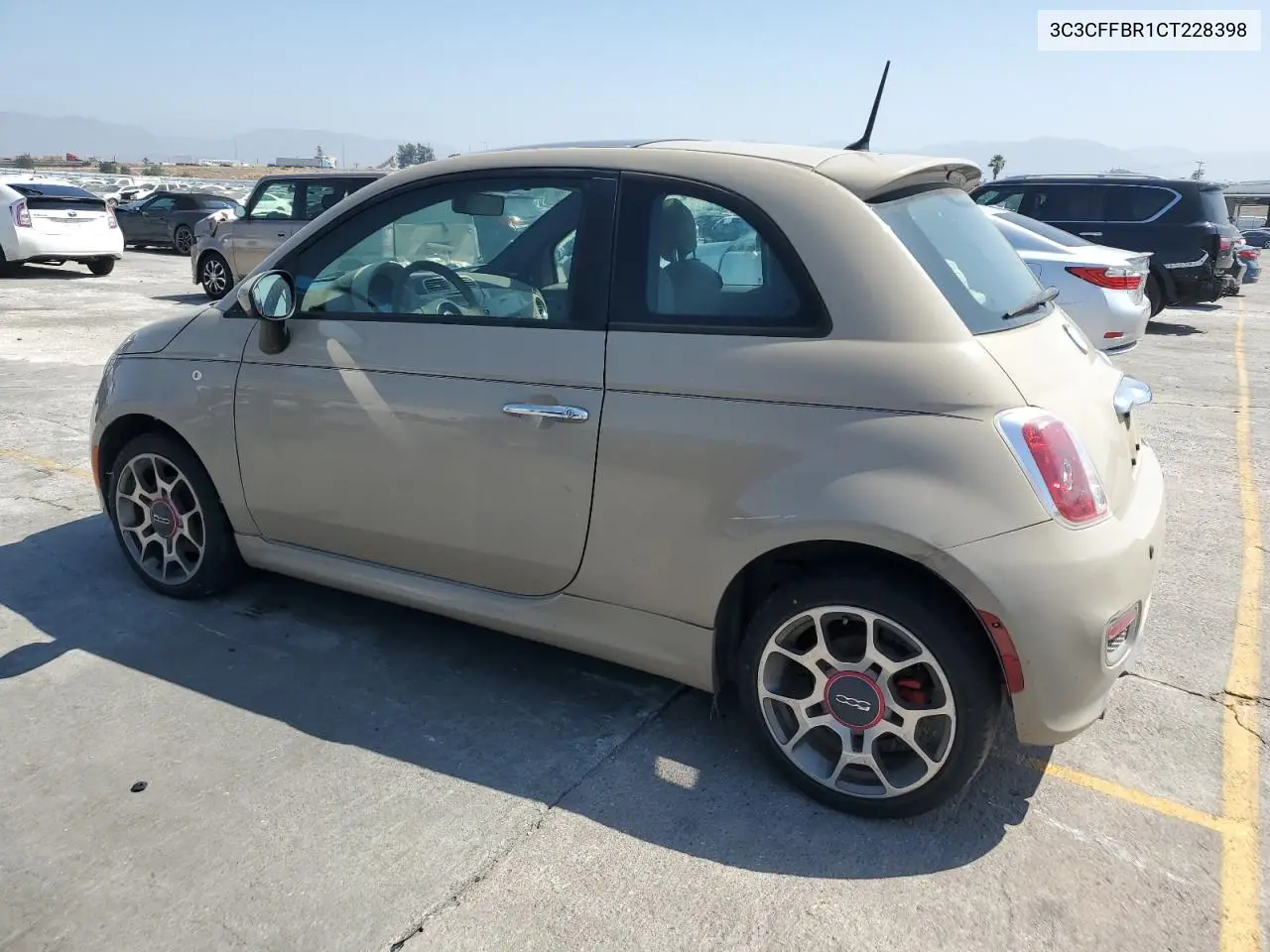 2012 Fiat 500 Sport VIN: 3C3CFFBR1CT228398 Lot: 62713985