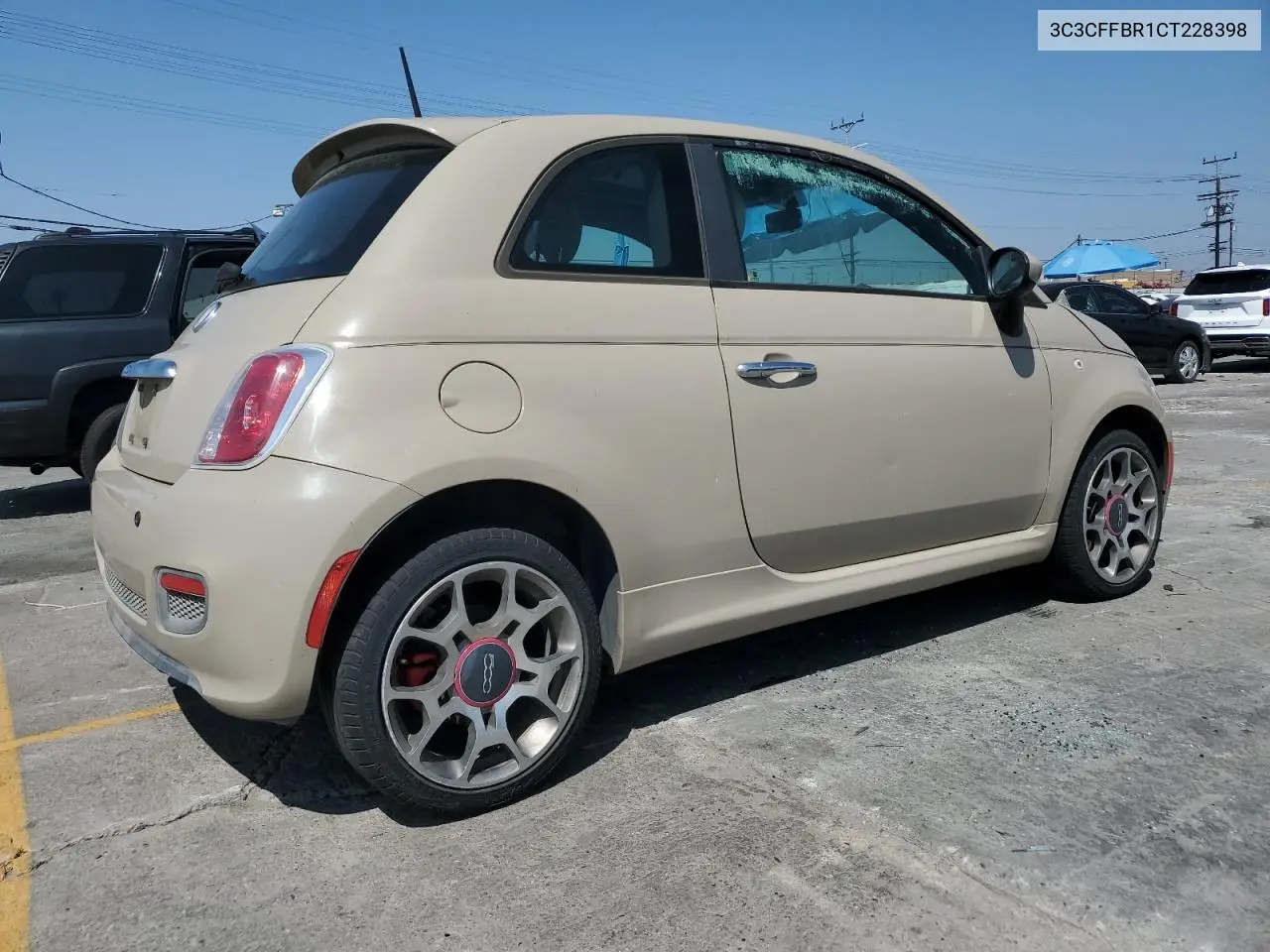 2012 Fiat 500 Sport VIN: 3C3CFFBR1CT228398 Lot: 62713985