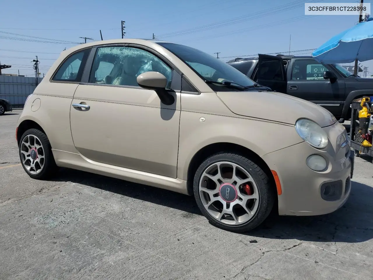 2012 Fiat 500 Sport VIN: 3C3CFFBR1CT228398 Lot: 62713985