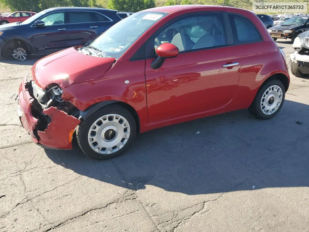 2012 Fiat 500 Pop VIN: 3C3CFFAR1CT365732 Lot: 62780245
