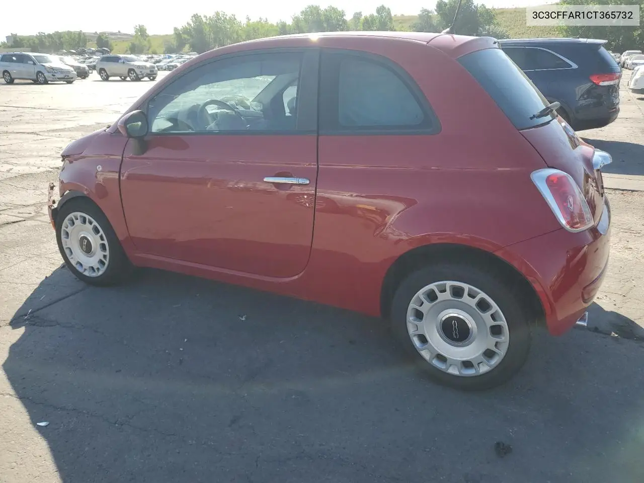 2012 Fiat 500 Pop VIN: 3C3CFFAR1CT365732 Lot: 62780245