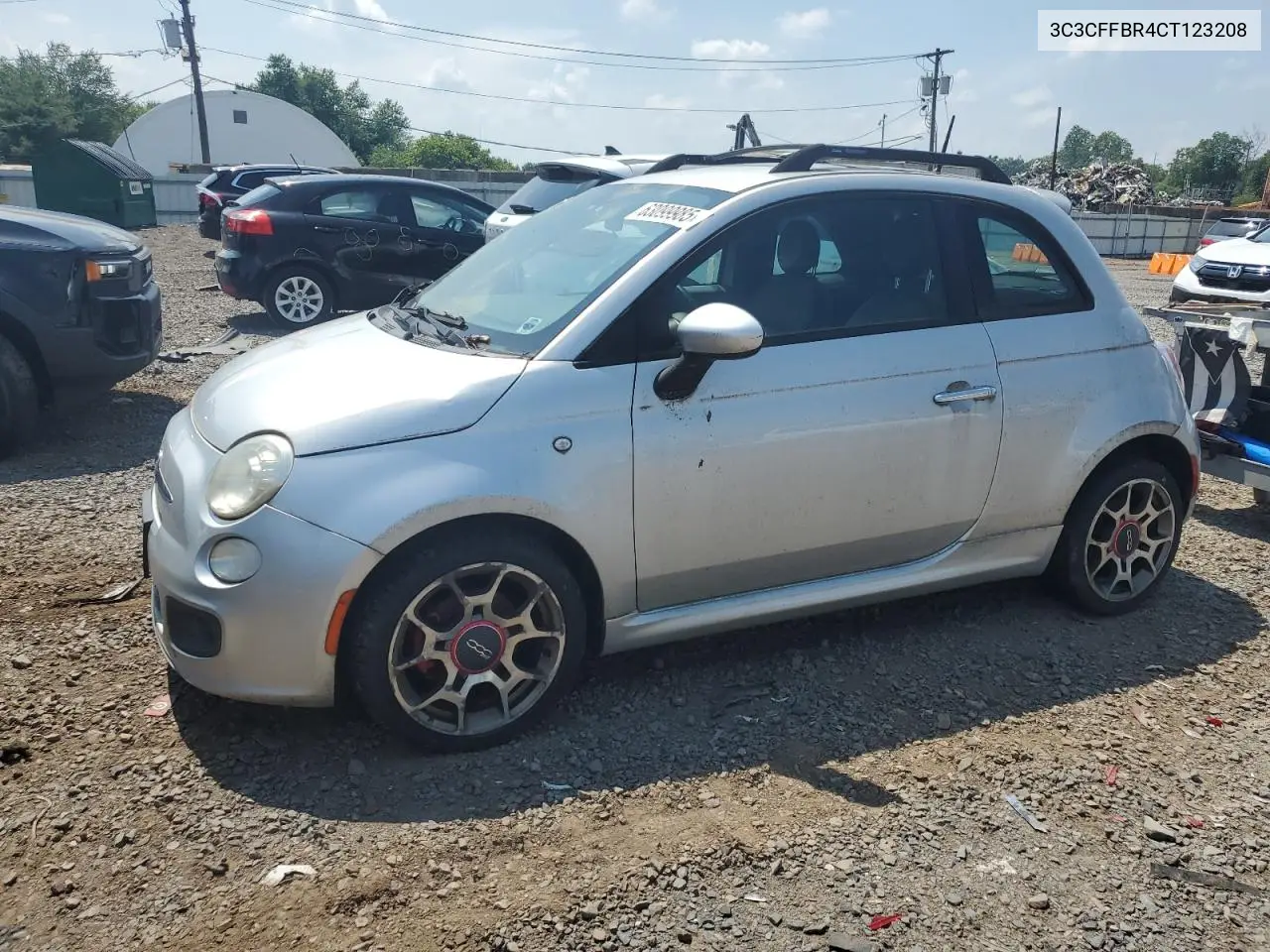 2012 Fiat 500 Sport VIN: 3C3CFFBR4CT123208 Lot: 63099985