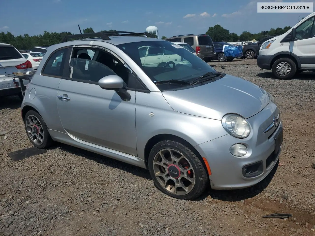 2012 Fiat 500 Sport VIN: 3C3CFFBR4CT123208 Lot: 63099985