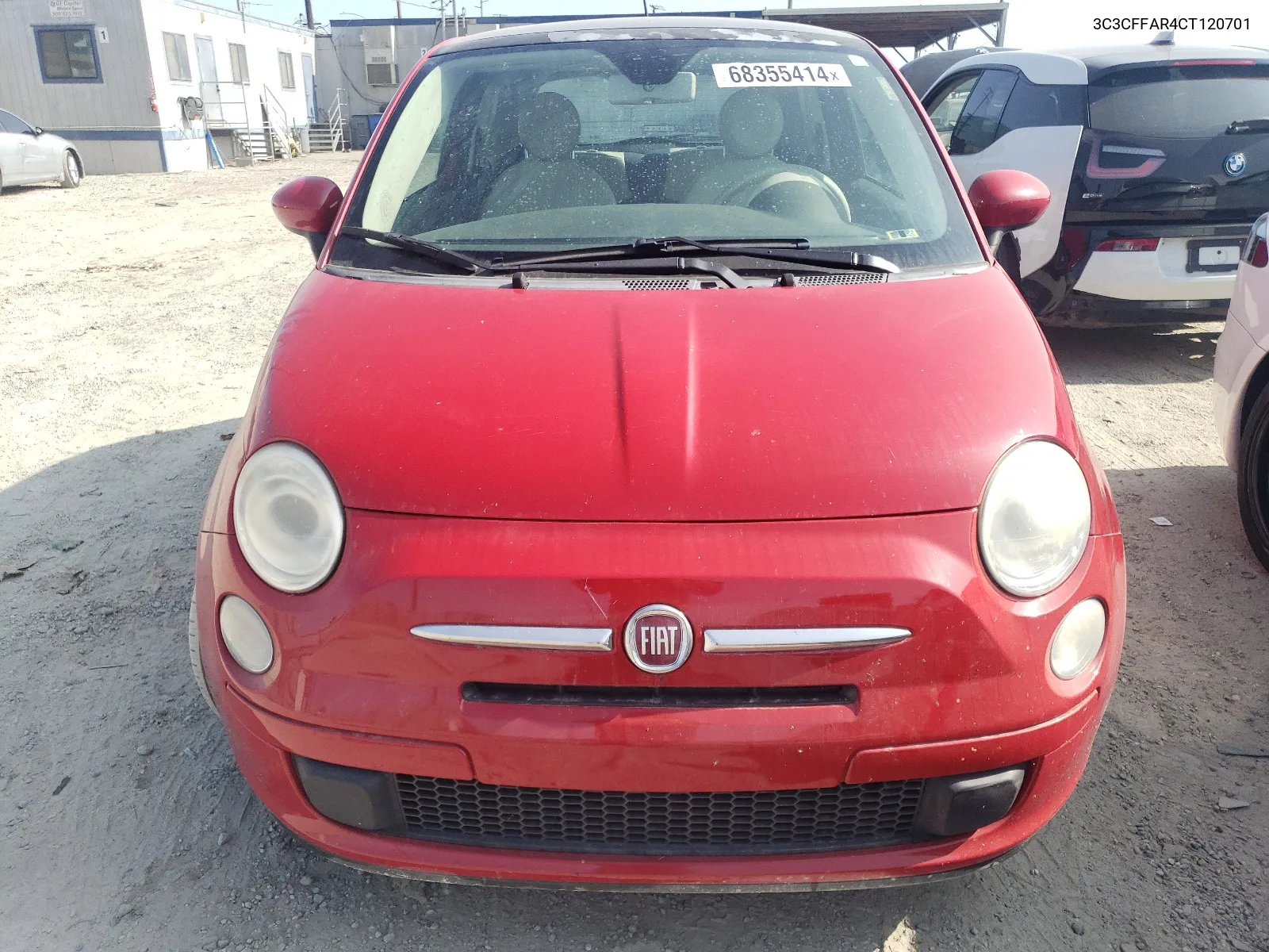 2012 Fiat 500 Pop VIN: 3C3CFFAR4CT120701 Lot: 68355414