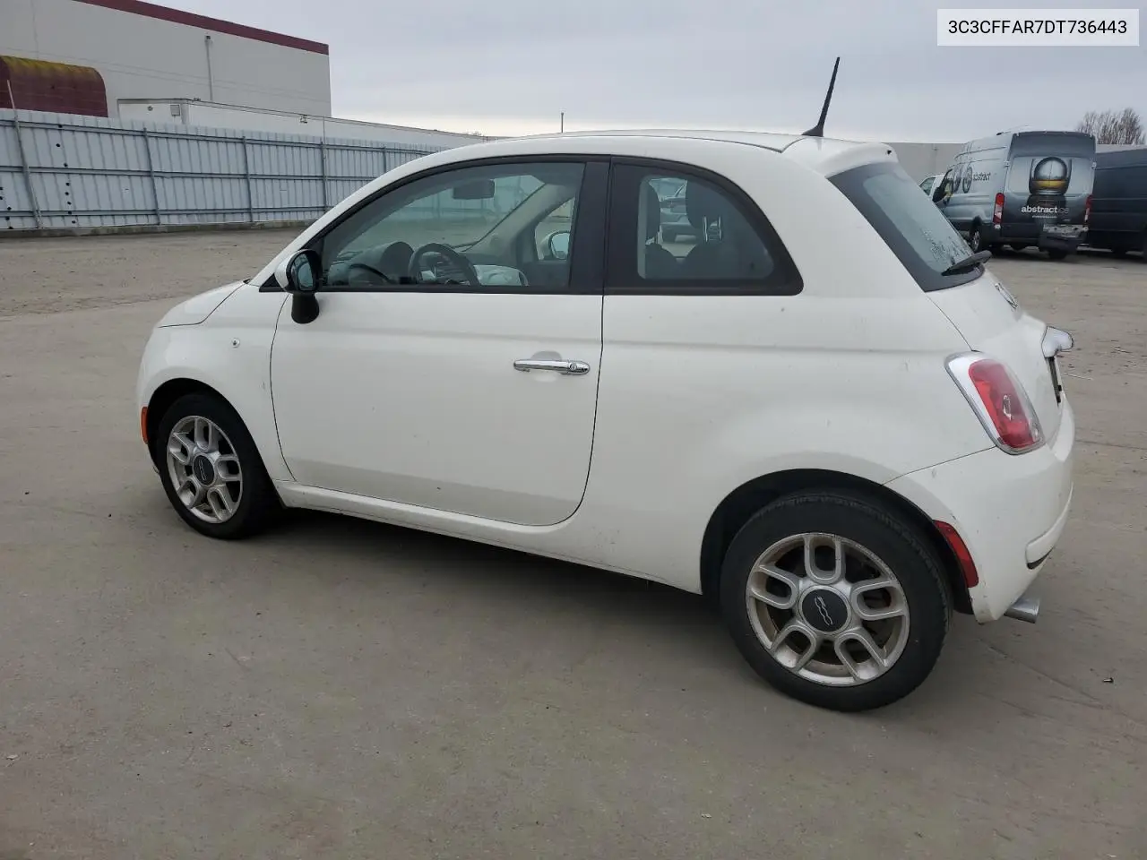 2013 Fiat 500 Pop VIN: 3C3CFFAR7DT736443 Lot: 45006825