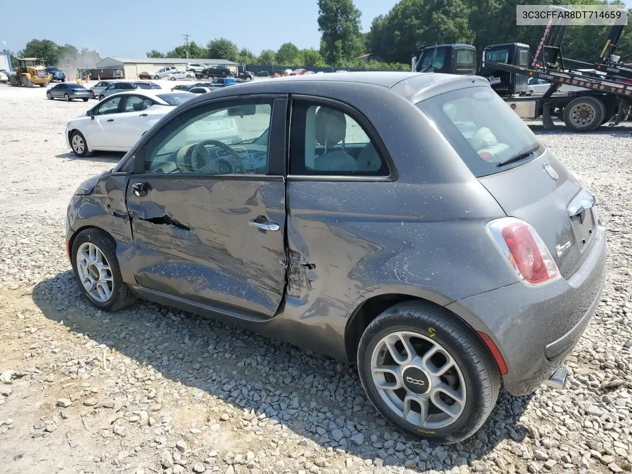 2013 Fiat 500 Pop VIN: 3C3CFFAR8DT714659 Lot: 61738545