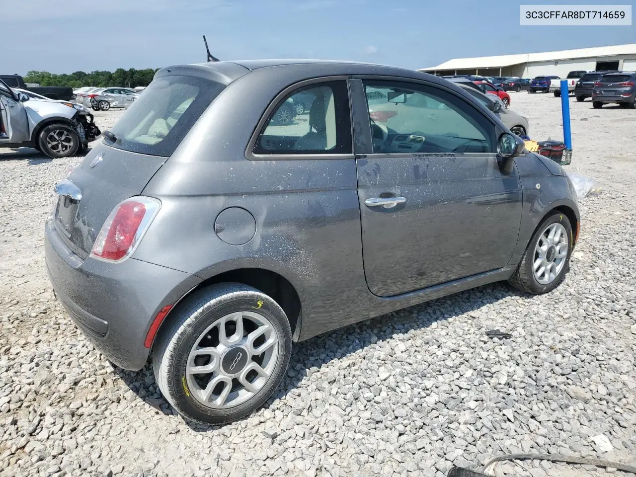 2013 Fiat 500 Pop VIN: 3C3CFFAR8DT714659 Lot: 61738545
