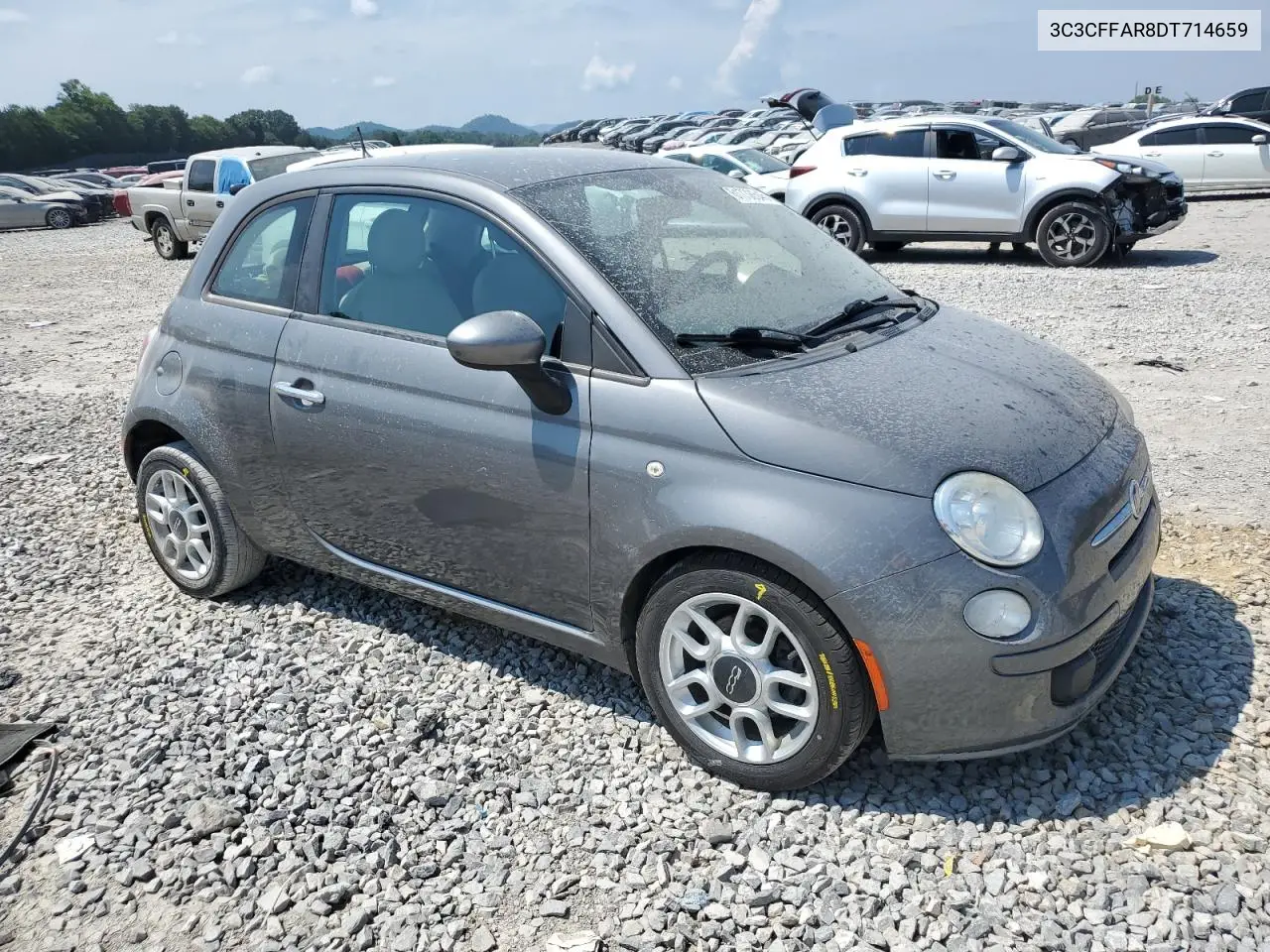 2013 Fiat 500 Pop VIN: 3C3CFFAR8DT714659 Lot: 61738545