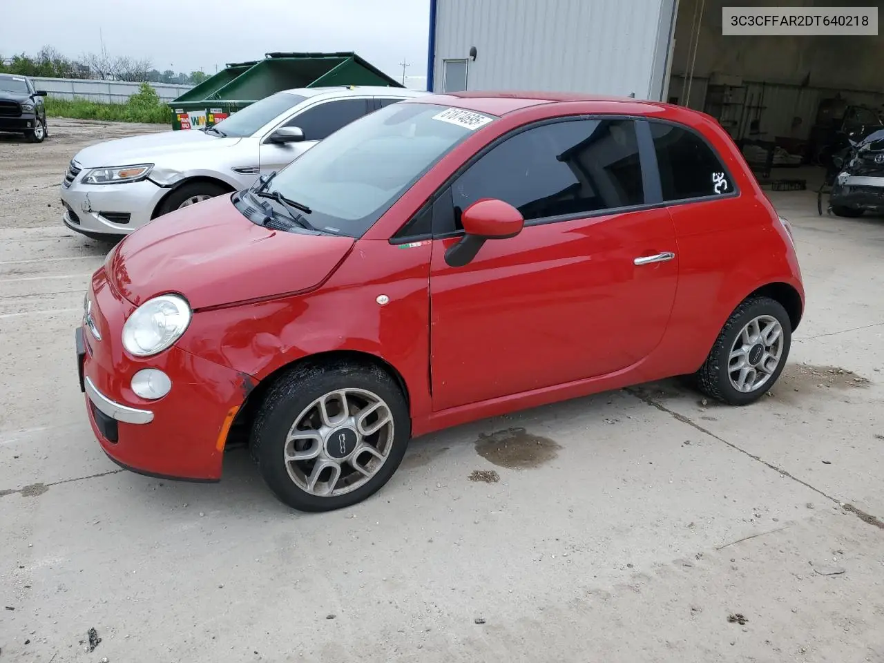 2013 Fiat 500 Pop VIN: 3C3CFFAR2DT640218 Lot: 61874695