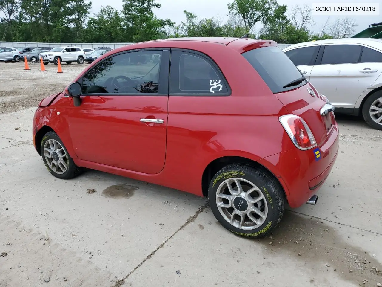 2013 Fiat 500 Pop VIN: 3C3CFFAR2DT640218 Lot: 61874695