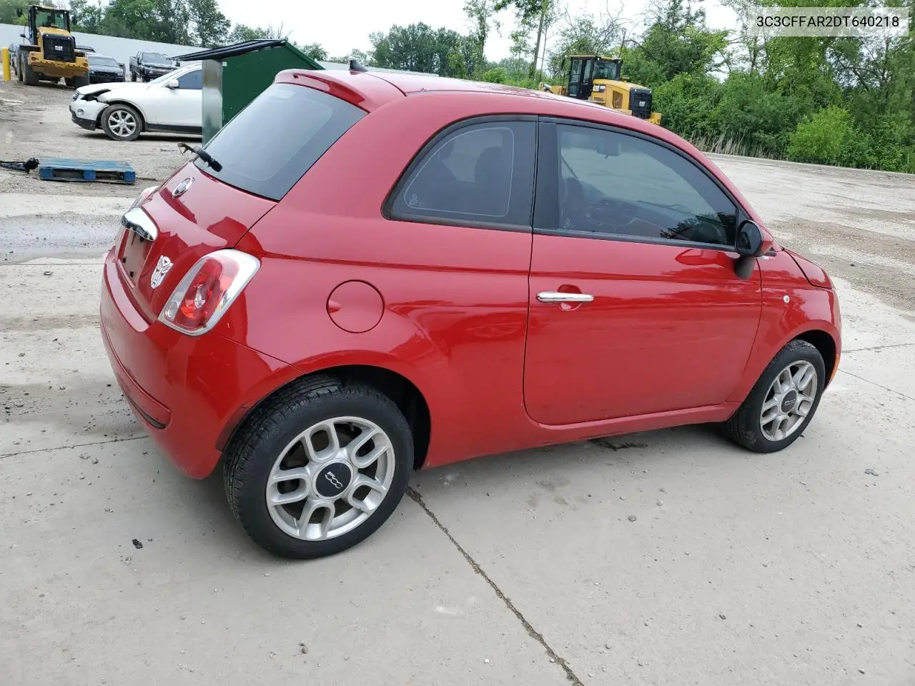 2013 Fiat 500 Pop VIN: 3C3CFFAR2DT640218 Lot: 61874695