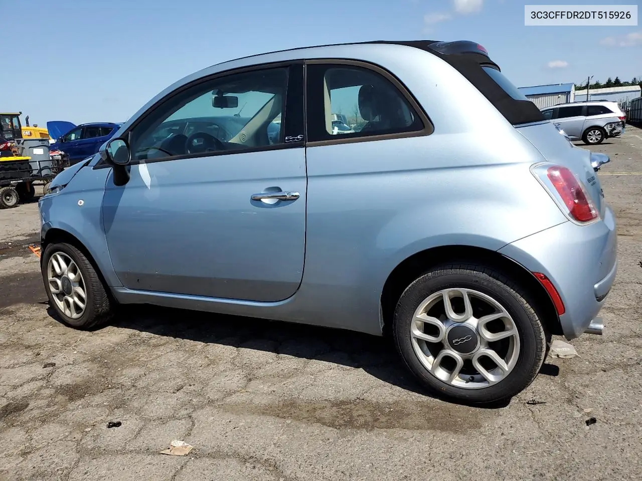 2013 Fiat 500 Pop VIN: 3C3CFFDR2DT515926 Lot: 61899635