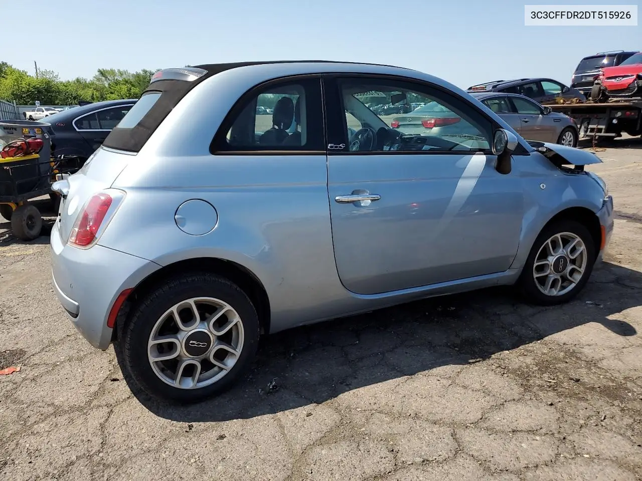2013 Fiat 500 Pop VIN: 3C3CFFDR2DT515926 Lot: 61899635