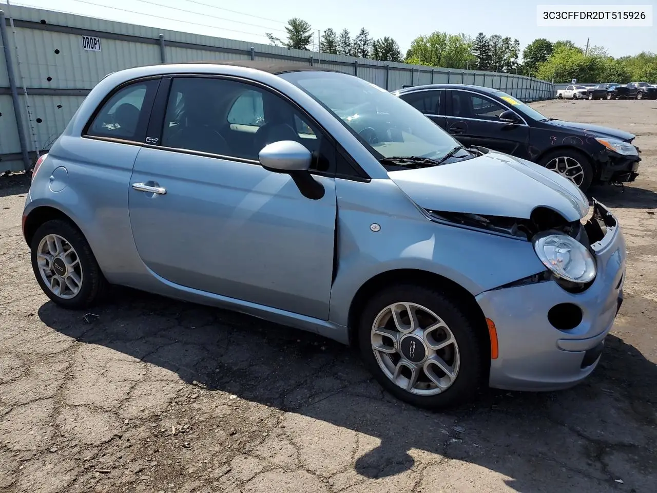 2013 Fiat 500 Pop VIN: 3C3CFFDR2DT515926 Lot: 61899635