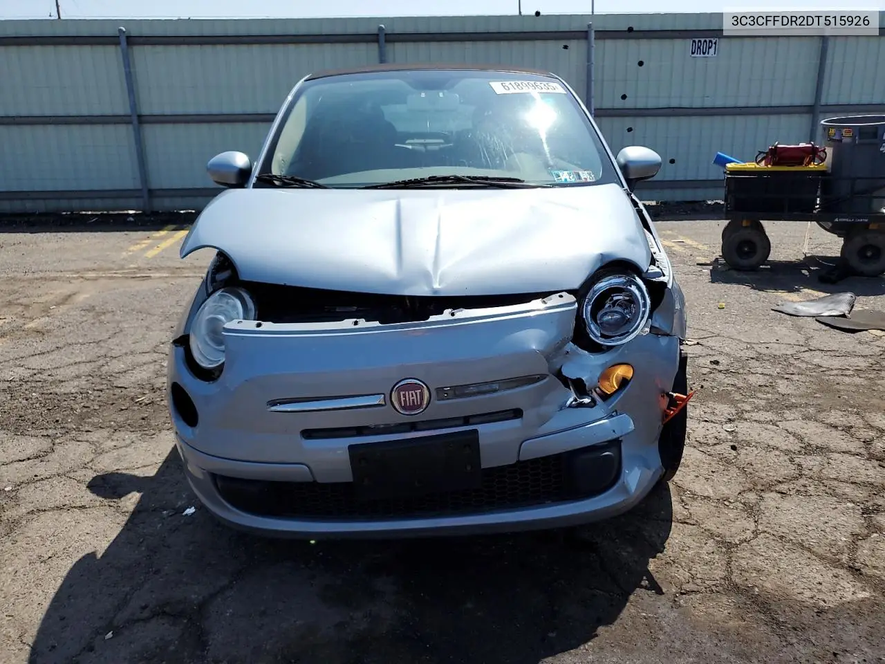 2013 Fiat 500 Pop VIN: 3C3CFFDR2DT515926 Lot: 61899635