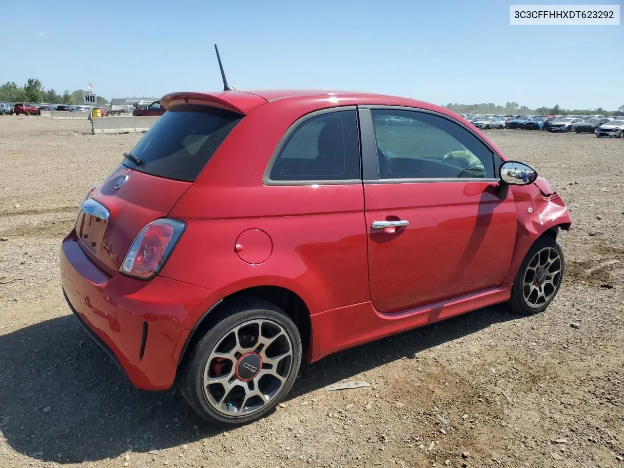 2013 Fiat 500 Sport VIN: 3C3CFFHHXDT623292 Lot: 61976875
