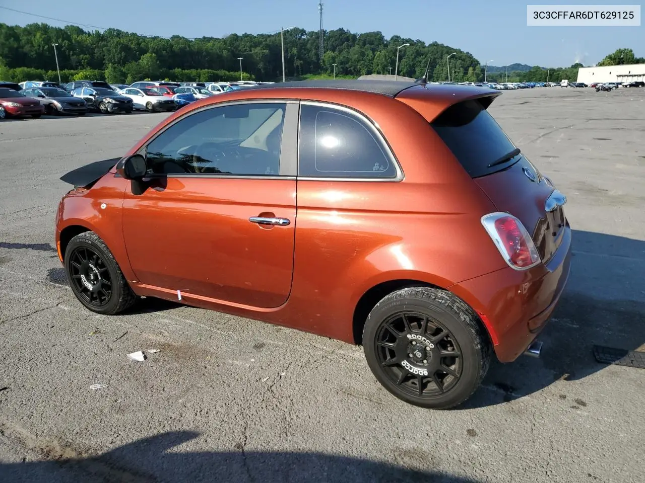 2013 Fiat 500 Pop VIN: 3C3CFFAR6DT629125 Lot: 62002815