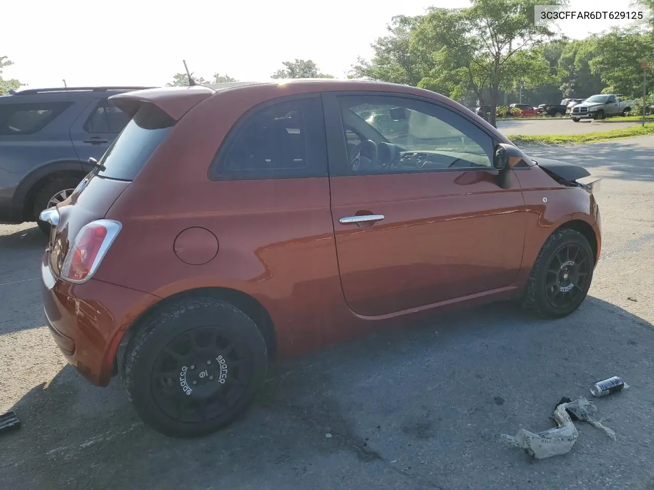 2013 Fiat 500 Pop VIN: 3C3CFFAR6DT629125 Lot: 62002815